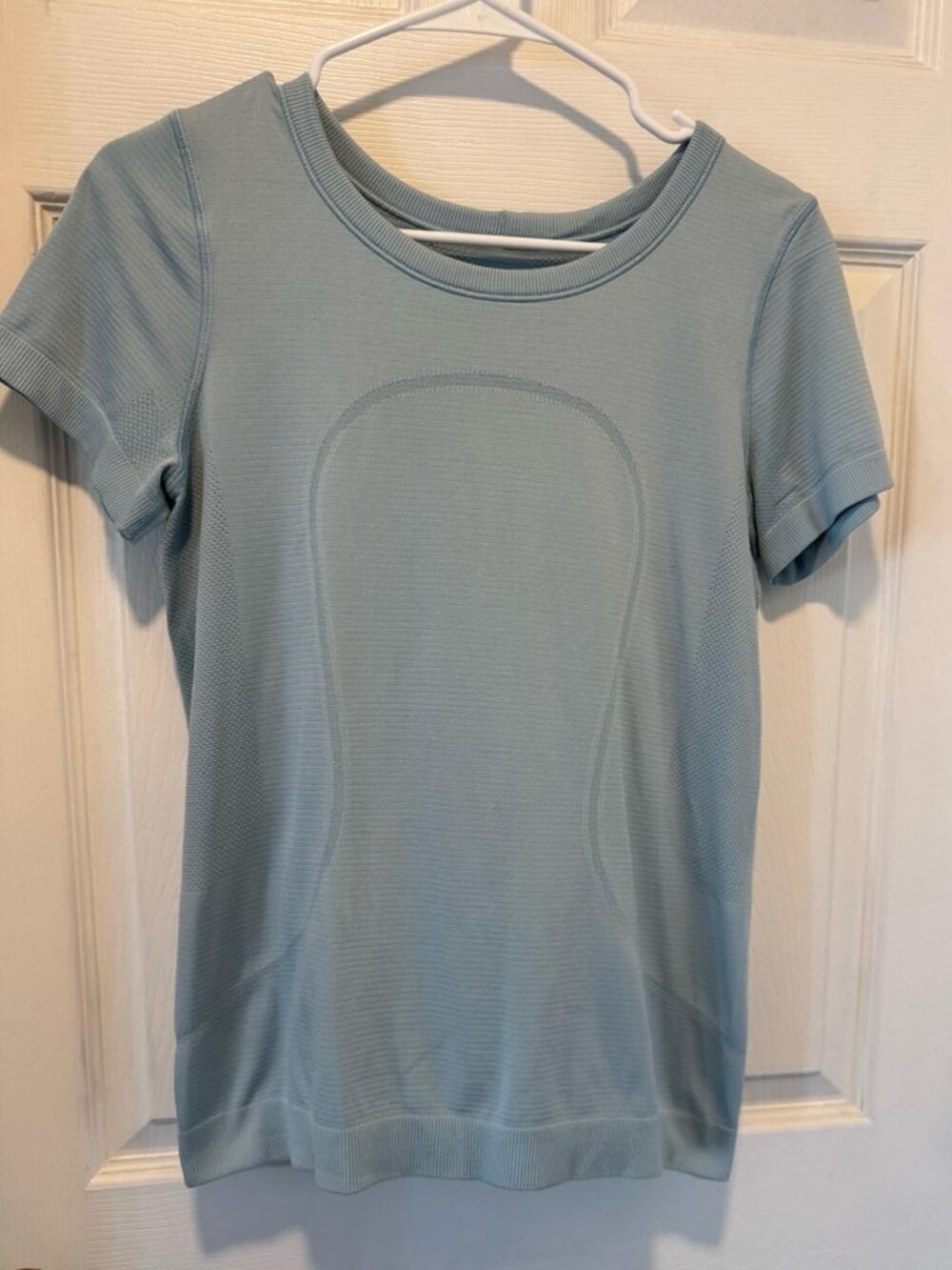 Lululemon Swiftly Tech SS Shirt 2.0 Hip Length Blue Size 8 Relaxed